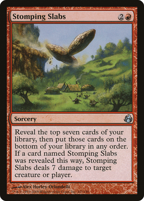 Stomping Slabs (MOR-107) - uncommon - Foil