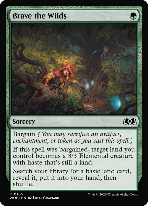 Brave the Wilds (WOE-165) - common - Foil
