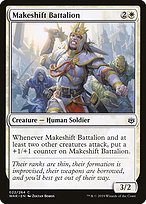 Makeshift Battalion (WAR-022) - common - Foil