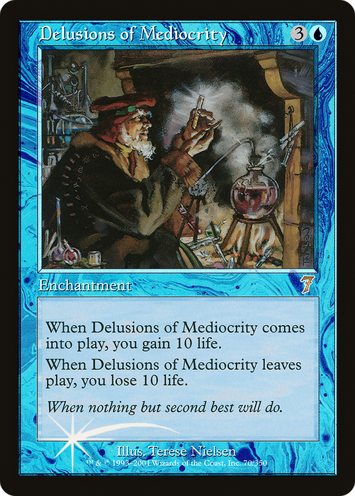 Delusions of Mediocrity (7ED-70★) - rare - Foil