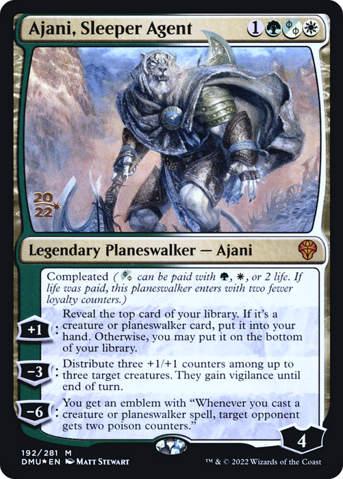 Ajani, Sleeper Agent (PRE-192S) - mythic - Foil