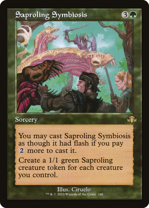 Saproling Symbiosis (DMR-348) - rare - Foil