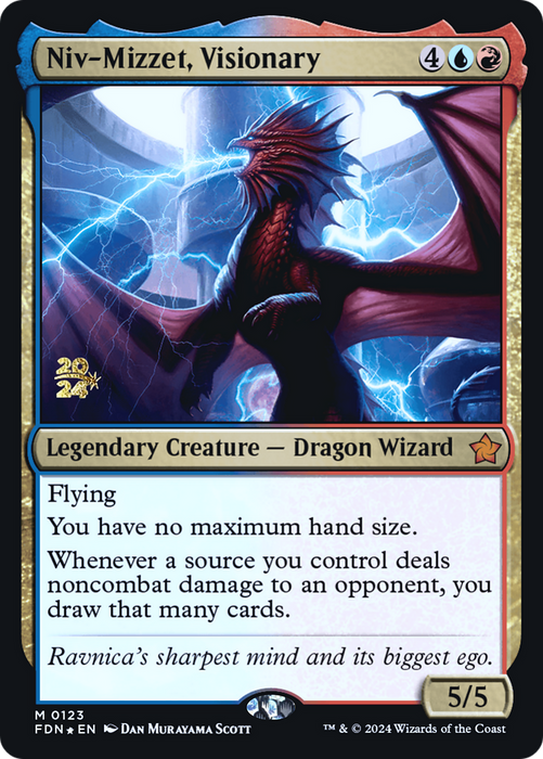 Niv-Mizzet, Visionary (PRE-123S) - mythic - Foil