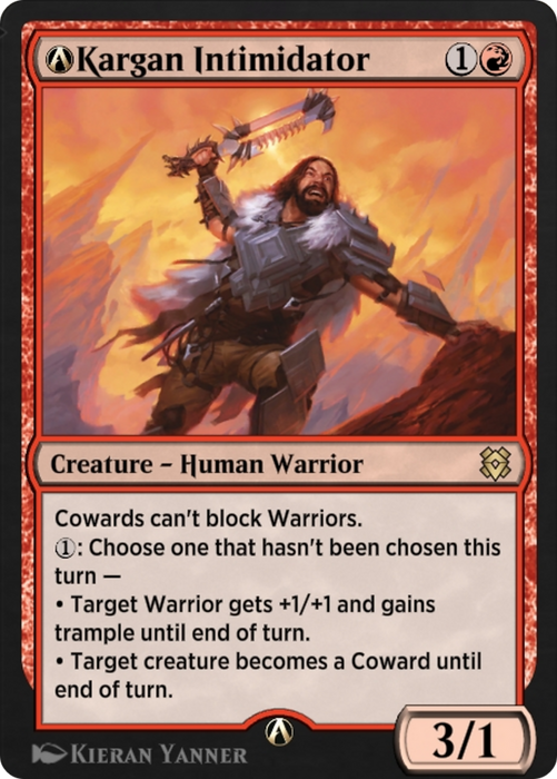 A-Kargan Intimidator (ZNR-A-145) - rare