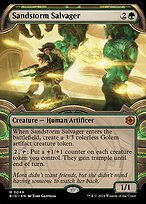 Sandstorm Salvager (BIG-049) - mythic: (Showcase) - Foil