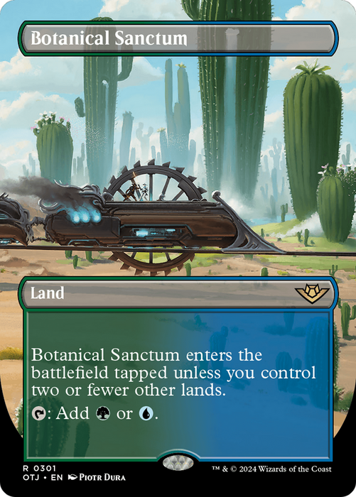 Botanical Sanctum (OTJ-301) - rare (Borderless)