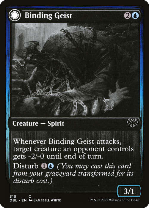Binding Geist // Spectral Binding (DBL-315) - common: (Double Faced Transform) - Foil