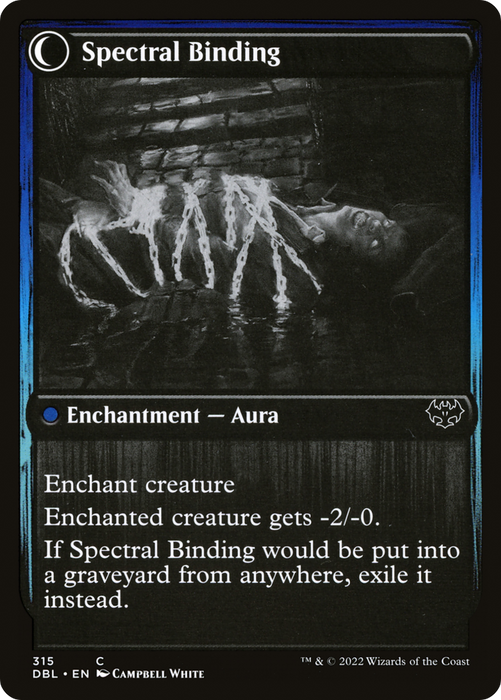 Binding Geist // Spectral Binding (DBL-315) - common: (Double Faced Transform) - Foil