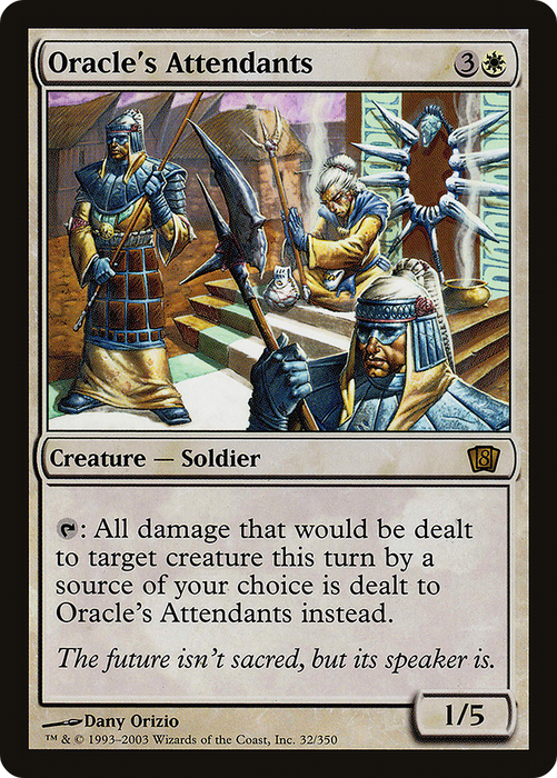 Oracle's Attendants (8ED-32★) - rare - Foil