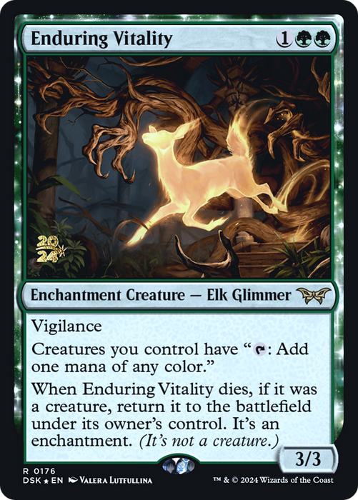 Enduring Vitality (PRE-176S) - rare: (enchantment) - Foil