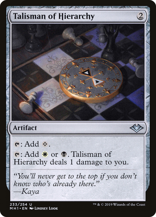 Talisman of Hierarchy (MH1-233) - uncommon - Foil