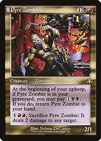 Pyre Zombie (DMR-362) - rare: (tombstone)