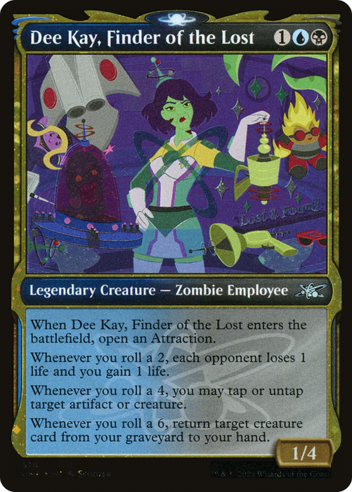 Dee Kay, Finder of the Lost (UNF-510) - uncommon: (Showcase) - Foil