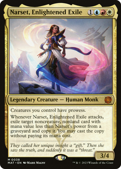 Narset, Enlightened Exile (MAT-038) - mythic