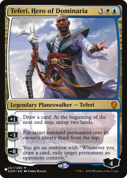 Teferi, Hero of Dominaria (LIST-DOM-207) - mythic