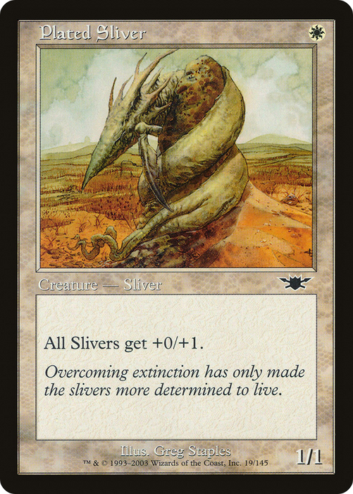 Plated Sliver (LGN-019) - common - Foil