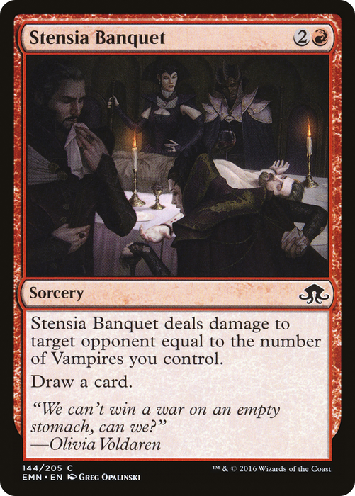 Stensia Banquet (EMN-144) - common - Foil