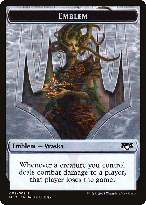 Vraska, Golgari Queen Emblem (MED-0G8) - common