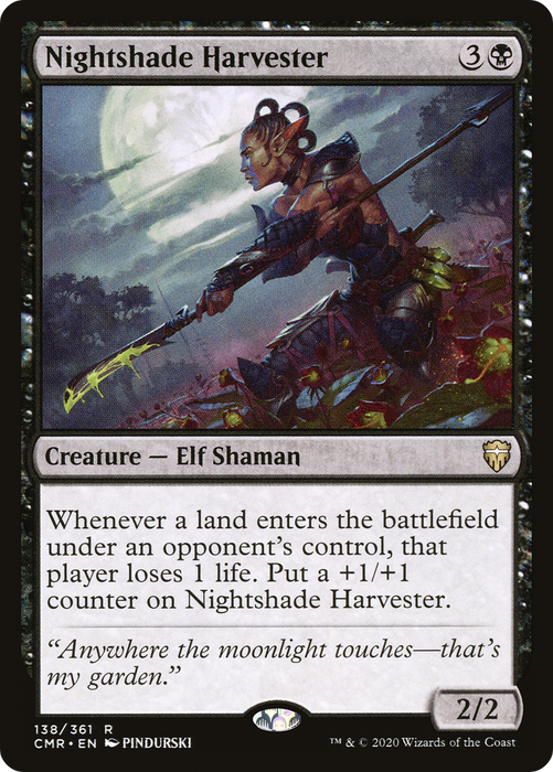 Nightshade Harvester (CMR-138) - rare - Foil