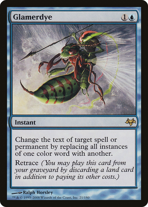 Glamerdye (EVE-021) - rare - Foil