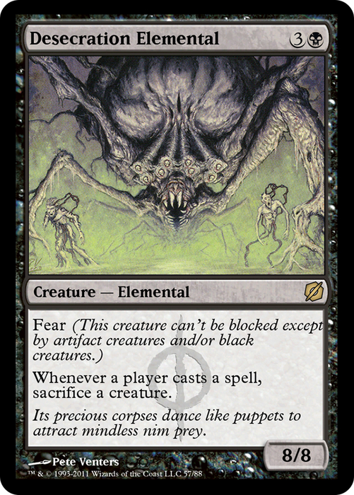 Desecration Elemental (TD2-057) - rare