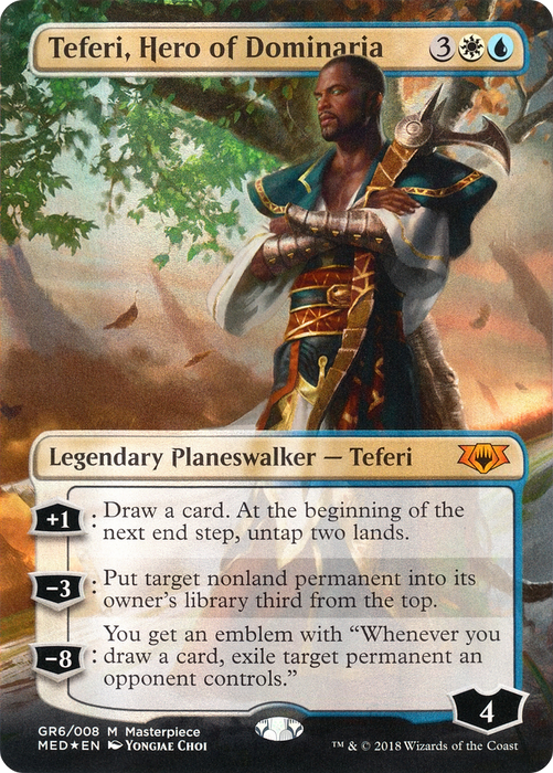 Teferi, Hero of Dominaria (MED-GR6) - mythic (Borderless) - Foil