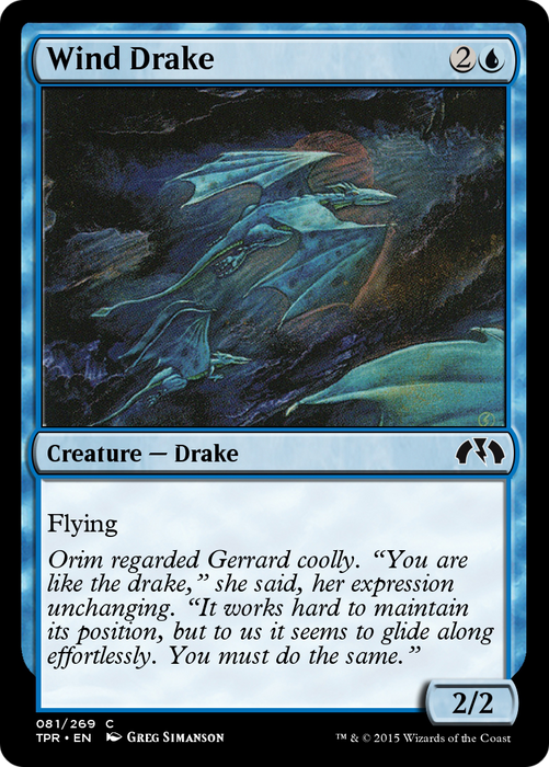 Wind Drake (TPR-081) - common - Foil
