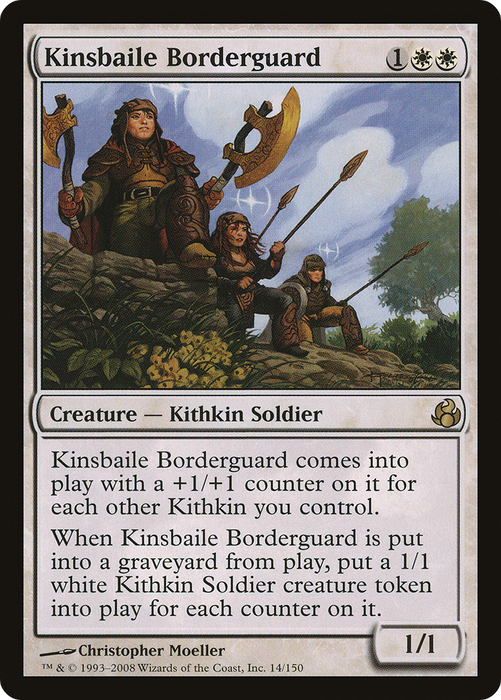 Kinsbaile Borderguard (MOR-014) - rare - Foil