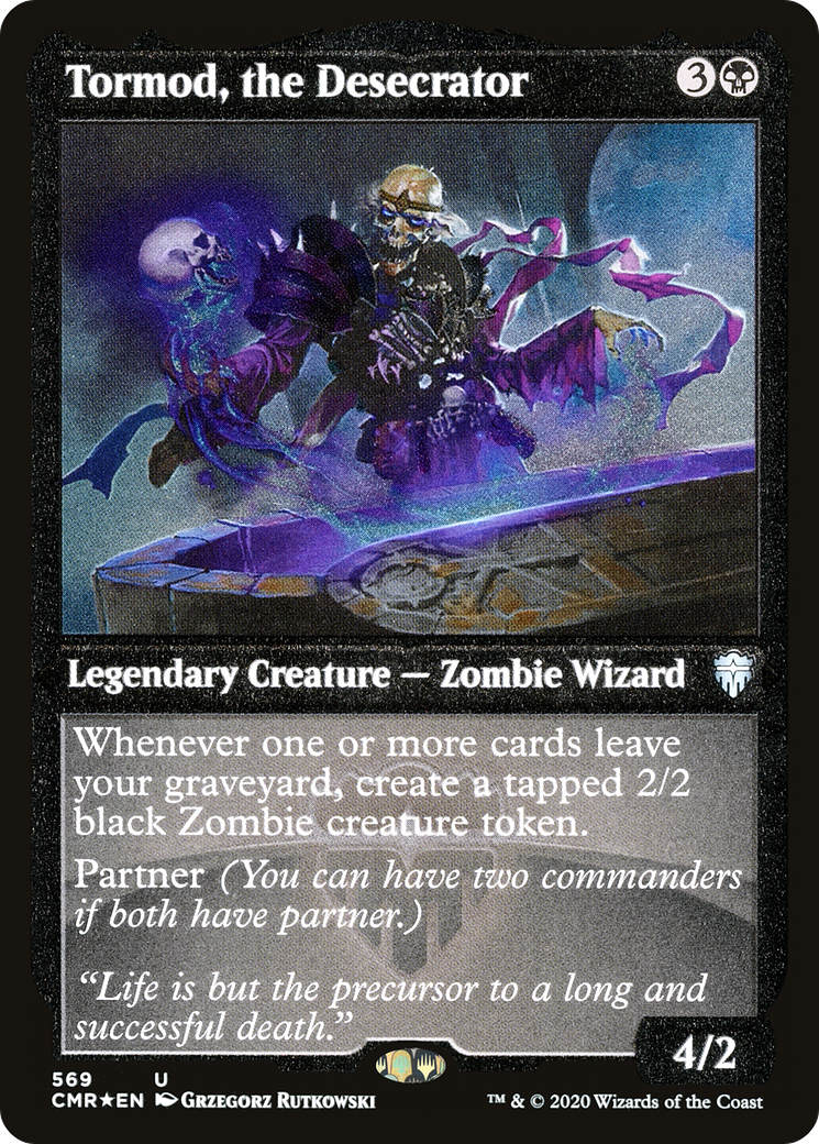 Tormod, the Desecrator (CMR-569) - uncommon - Etched Foil