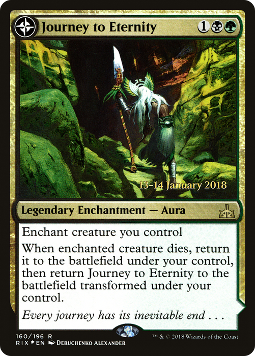 Journey to Eternity // Atzal, Cave of Eternity (PRE-160S) - rare: (compasslanddfc) - Foil