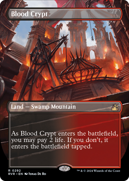 Blood Crypt (RVR-292) - rare (Borderless) - Foil