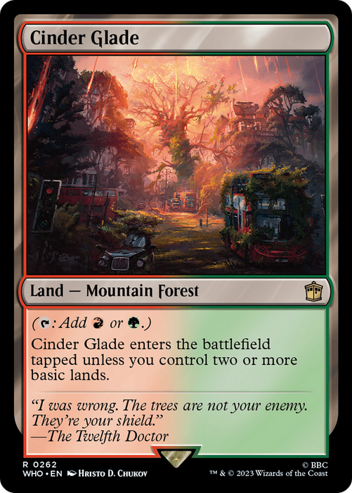 Cinder Glade (WHO-262) - rare - Foil