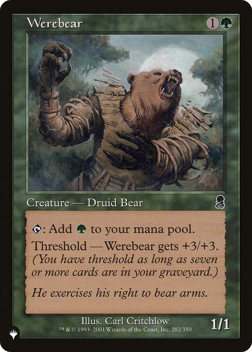 Werebear (LIST-ODY-282) - common