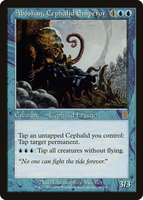 Aboshan, Cephalid Emperor (ODY-058) - rare - Foil