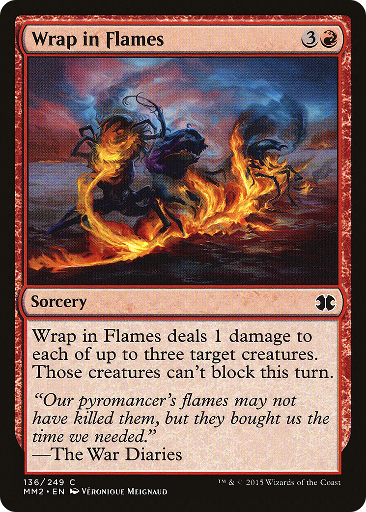 Wrap in Flames (MM2-136) - common