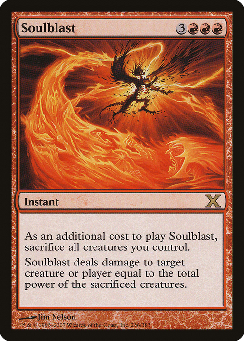 Soulblast (10E-236) - rare - Foil