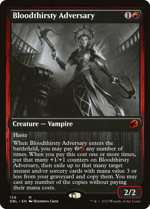 Bloodthirsty Adversary (DBL-129) - mythic