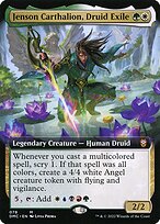 Jenson Carthalion, Druid Exile (DMC-078) - mythic: (Extended Art) - Foil