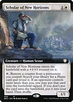 Scholar of New Horizons (BRC-053) - rare: (Extended Art)