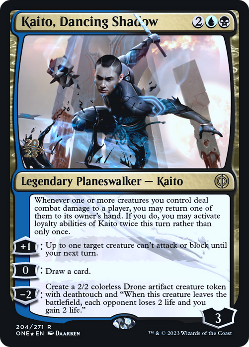 Kaito, Dancing Shadow (PRE-204S) - rare - Foil