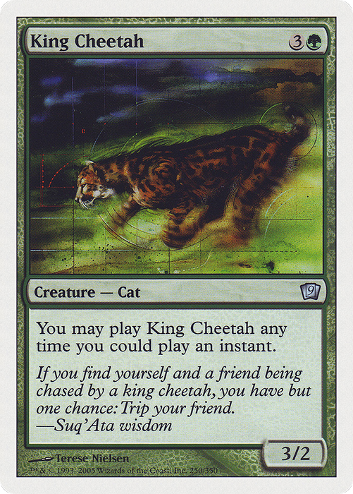 King Cheetah (9ED-250) - uncommon