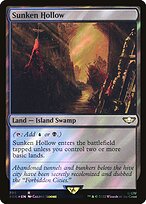 Sunken Hollow (40K-295★) - rare - Foil