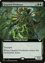 Gnarled Professor (STX-319) - rare: (Extended Art)