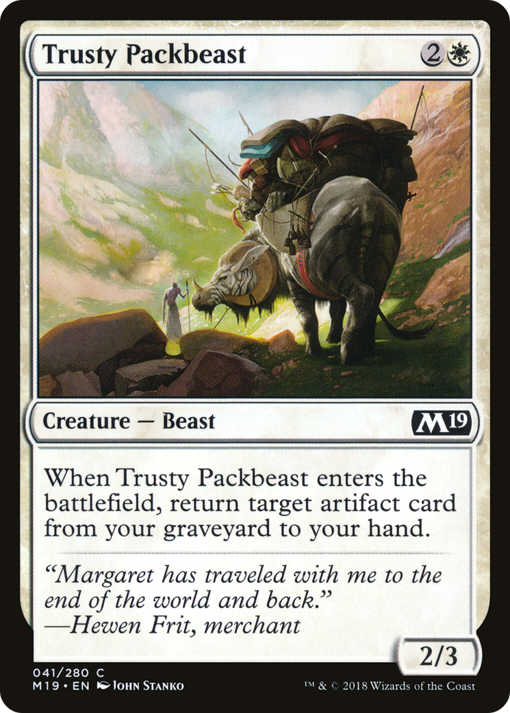 Trusty Packbeast (M19-041) - common - Foil
