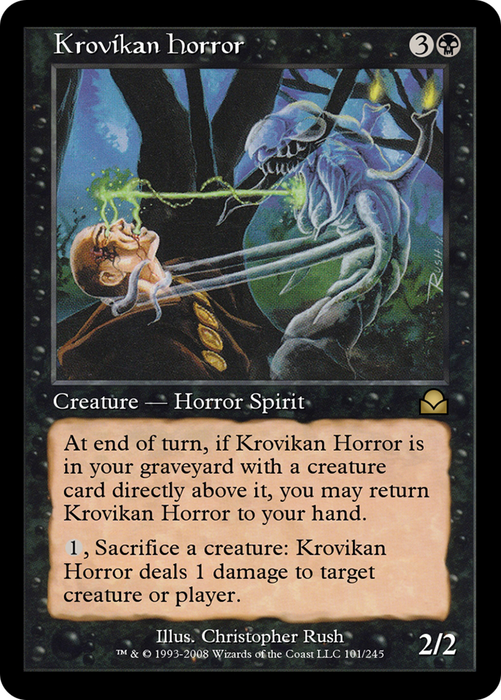 Krovikan Horror (ME2-101) - rare - Foil