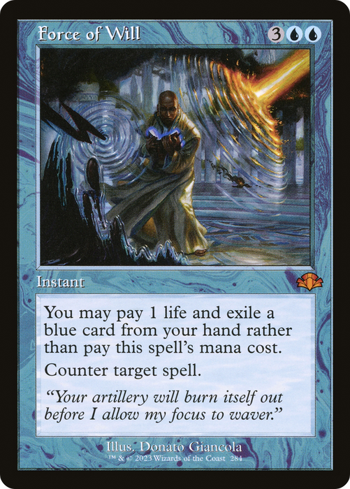 Force of Will (DMR-284) - mythic - Foil