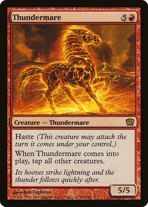 Thundermare (9ED-224★) - rare - Foil