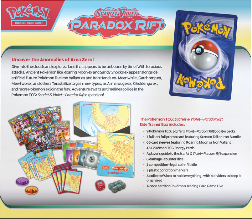 Scarlet & Violet: Paradox Rift - Elite Trainer Box (Roaring Moon) (English)