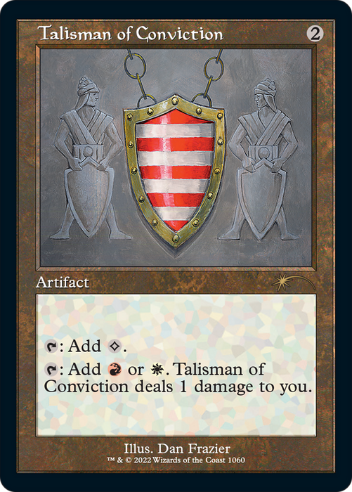 Talisman of Conviction (SLD-1060) - rare - Etched Foil