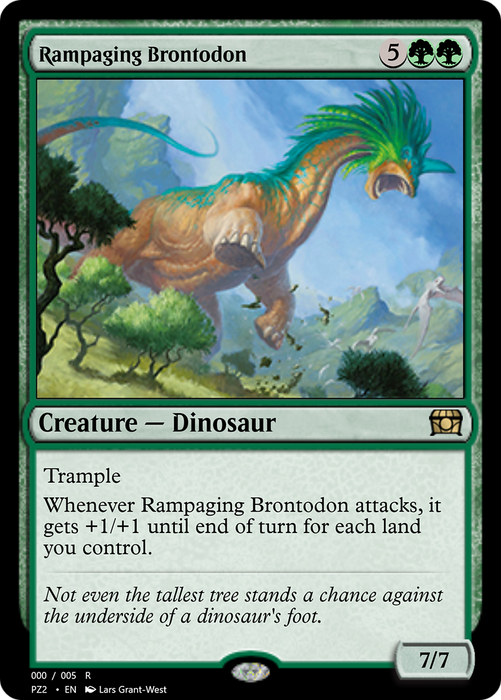 Rampaging Brontodon (PZ2-70775) - rare